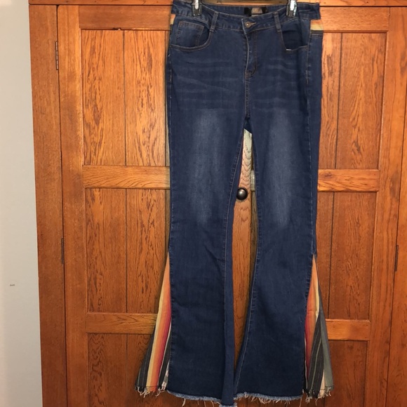 L&B Denim - NWOT L&B Flare Jeans Raw Hem 14